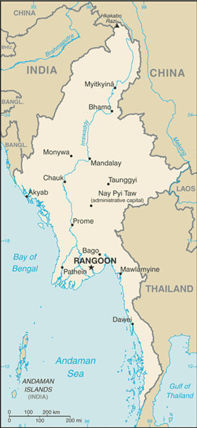 Климат Myanmar