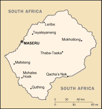 Климат Lesotho