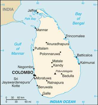 Климат Sri Lanka