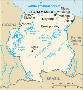 Климат Suriname